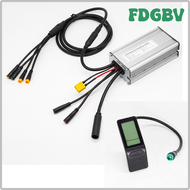 FDGBV Waterproof KT EBike Controller 48v 500W 350W for Hub Motor Compatible with LCD3 LCD4 LCD5 Electric Bike Display DFGHD