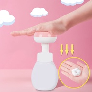 Hollow hand wash bottle to create flower foam for baby