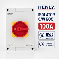 Henly 100A 3 Pole Waterproof Isolator Switch