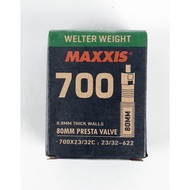 Maxxis TUBE Bicycle Inner TUBE 700C 23-32 Valve 80MM ORIGINAL BEST QUALITY