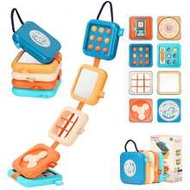 18+ Months Multifunctional Game Board, Suitable For Airplane And Car Travel, Montessori Busy Board B
