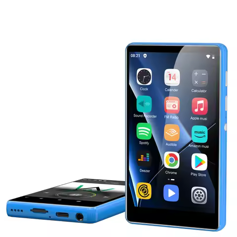 80GB MP3 player for Android with Bluetooth and WiFi, 4.0-inch full touch screen Built-in speakers, b