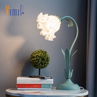 Vimite 3-color Lily Of The Valley Flower Table Lamp Acrylic Light Shade Retro Country Pastoral Roman