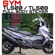 SYM TL 500 TL500 / TL508 TL 508 FULL BODY STICKER ACCESSORIES ACCESSORY MODIFIED MODIFY