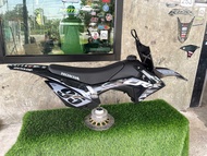 ชุดสีcrf110 พร้อมถังเบาะ+สติ๊กเกอร์ ดำเบาะดำ