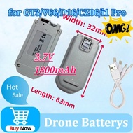 3.7V 1800mAh for GT3/D16/CZ06/V66/i1 Pro Lithium Battery Charging Cable Quadcopter Parts Drone Acces