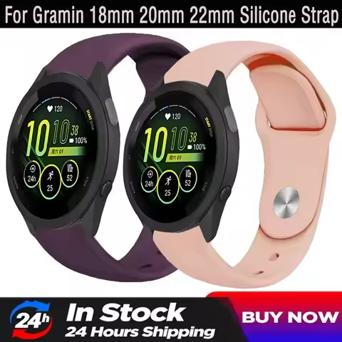 18mm 20mm 22mm Silicone Strap for Gramin Venu 3 3S 2 Active 5 Vivoactive 5 Bracelet Garmin Forerunne