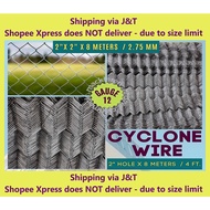 Cyclone Wire ▪️ Pang Bakod ▪️ 2" x 2"x 8 meters ▪️ Gauge 12 wire ▪️ 2.75 mm ▪️ Premium Quality