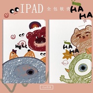 Strawberry bear big-eyed boy suitable for Apple ipad pro protective cover tablet 5/6/7/8/11 inches cartoon cuteSuitable for iPad Air 5 Air4 10 9 8 7 6 pro mini 6 2022