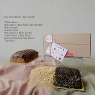 Kue bolu jadul/moka meses/coklat keju nougat/kue ultah ukuran 10x10