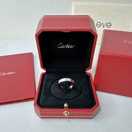 Cartier LOVE 18K白金單鑽戒指