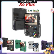 X6 Plus Retro Video Game Console 4.0'' IPS Screen Portable Handheld Game Player 20000+ Games Handhel