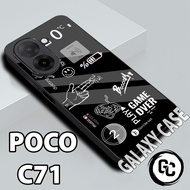 Glossy Softcase poco C71/Case poco C71 Men's/case poco C71 glitter/casing poco C71/case hp poco C71