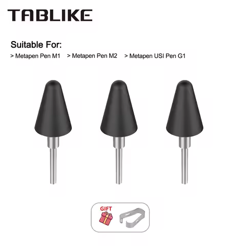 3pcs Pen Nibs for Metapen Pen-Only Compatible with Metapen Stylus Pen M1 / M2 for Surface and G1 for