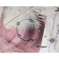 [Aquamarine] ️ Design Bracelet ️ ️ ️ Velcro Aquamarine