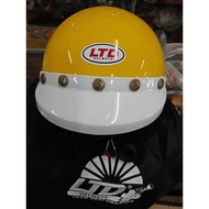 LTD MAG 2 TONE HELMET BLACK YELLOW 5 BUTTON CAP PUTIH SAIZ XL (62) 100 % ORIGINAL