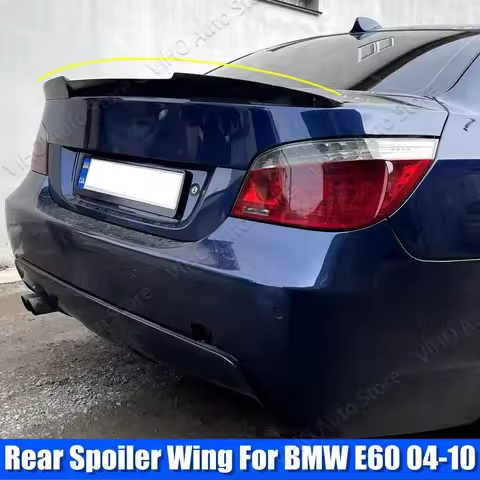 For BMW 5 Series E60 M4 Style Rear Spoiler Car Rear Trunk Spoiler Splitter Tail Wing 5 Series 520i 5