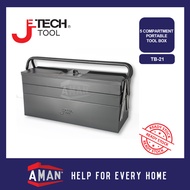JETECH Heavy Duty 5 Compartment Tool Box
