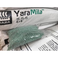 YaraMila - NPK Green Baja subur /Baja Daun / Repack  15:15:15