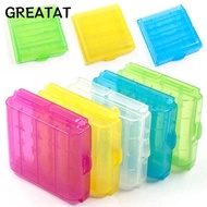 GREATAT 4 AA AAA Coloful Rechargeable Battery Container For 14500 10440 Battery Box
