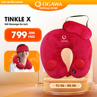 Gối massage OGAWA kèm miếng che mắt ngủ du lịch và âm nhạc