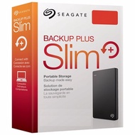 Seagate Backup Plus Slim 2TB Portable External Hard Drive - Black