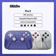 8BitDo Pro 3 Wireless Gaming Controller for Switch 1/2 Windows with TMR Joysticks Switchable Trigger