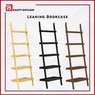 MILT Ladder Bookshelf Wooden Shelves Bookcase Book Rack Wood Rack Shelf Display Rack Rak Display Rak Buku Rak Kayu