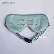 SILK EYE MASKS - 100% PURE MULBERRY 22-MOMME 6A GRADE SILK ผ้าปิดตาผ้าไหมมัลเบอร์รี่แท้ 100% เกรดพิเ