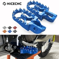 NICECNC Foot Pegs Footrests For Husqvarna TE FE FC TC TX FX 125 200 250 300 350 450 501 2017-2022 FC