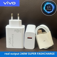Vivo Charger Original Y17 240W Fast Charging Micro & Type C Vivo 240W Charger/ super Fast Charging