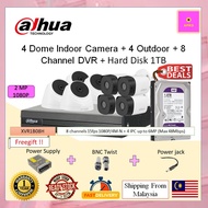 DAHUA FULL PACKAGE 8 CHANNEL 2MP AND FREE GIFT