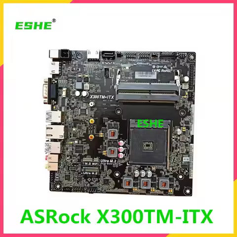 New original ASROCK/ASRock X300TM-ITX AMD X300 motherboard supports four generations of Ruilong mini