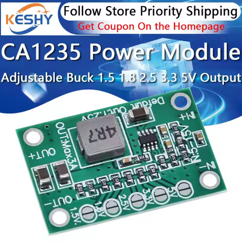 1-10PCS CA1235 Adjustable Power Module CA-1235 Buck Power Module 1.25V 1.5 1.8 2.5 3.3 5V Output 5-1