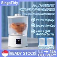 Ready Stock  2L Wireless Portable Charging Mini Washing Machine for Underwear and Underwear Special 