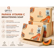 Qivea Papaya Whitening Soap Scrub – Brightens, Moisturizes