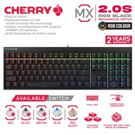 Cherry MX - MX 2.0S RGB MECHANICAL GAMING KEYBOARD BLACK