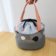 免水洗餐袋 保溫保冷便當袋 保溫袋 環保袋 防水餐袋 黑白迴圈