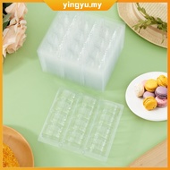 2Pcs Macaron Box Transparent Macaron Storage Container Plastic Macaron Packaging Box SHOPCYC4497