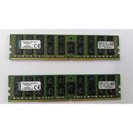Used Server RAM 16GB DDR4  PC4 2133 Kingston KVR21R15D4/16  DDR4-2133 CL15 SDRAM  registered w/ pari
