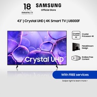 Samsung 43" Crystal UHD U8000F 4K Smart TV (2025)
