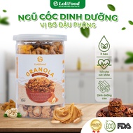 Hạt Granola Ăn Kiêng Không Đường LoliFood Granola Siêu Hạt Giảm Cân 300gr