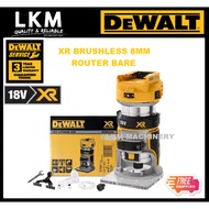 DEWALT DCW600N-XJ BL 8mm Router with Fixed Base 18V (Bare Unit No Charger & Battery)