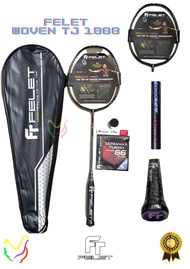 Raket Badminton Felet Woven Tj 1000