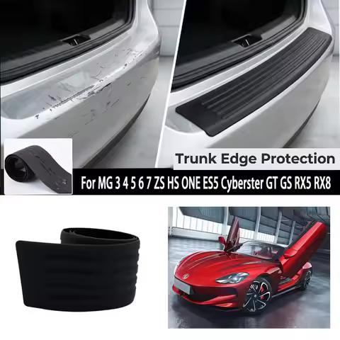 For MG 3 4 5 6 7 ZS HS ONE ES5 Cyberster GT GS RX5 RX8 Trunk protection strip bumper anti-collision 
