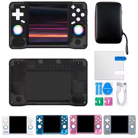 XF40H Open Source Handheld Game Console Dual Joystick 4inch iPS Screen Game Machine 64GB 128GB Suppo