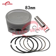 83mm Bore Piston Kit Ring (Pin 19mm) for Yamaha YFM400 YFM 400 Big Bear 400 4GB-11638-00-00 Motorcyc