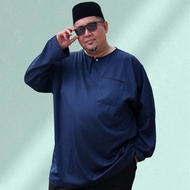 Platinum Plus Size Baju Melayu Teluk Belanga Baju Johor PM9205(Baju Melayu Saiz Besar Teluk Belanga Baju Johor)
