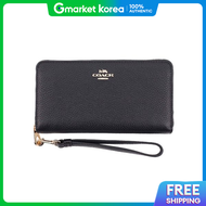 Coach | Luxury Coach Womens Long Wallet Slim Billfold Zipper Long Wallet