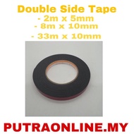 3M Double Side Tape (2m x 5mm / 8m x 10mm / 33m x 10mm)